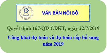 Công khai dự toán và dự toán cấp bổ sung năm 2019